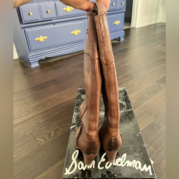 Sam Edelman naharra boots in brown size 7.5 - Picture 2 of 6